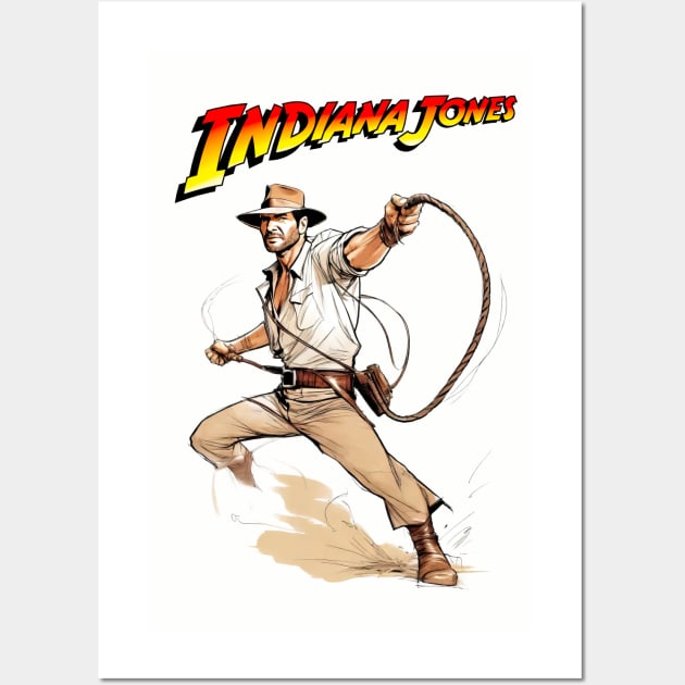 Indiana Jones - Adventure 4 Wall Art by Buff Geeks Art